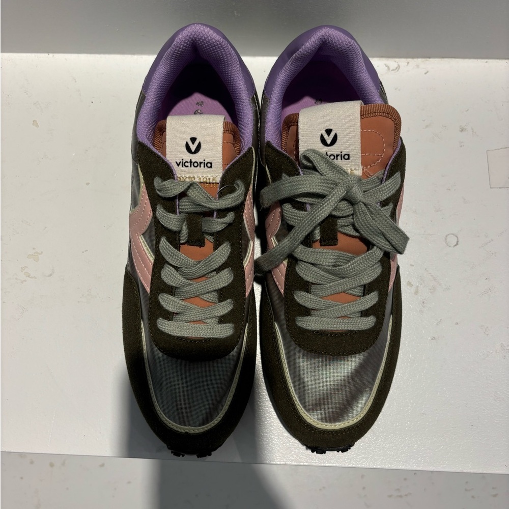 Victoria Astro Nylon Metal Sneakers 40 - Picture 3 of 6